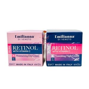 Emilianna DI VENETO Pure Retinol Vitamin C Moisturizing Day Cream + Night Cream